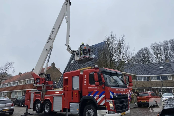 Schoorsteenbrand snel onder controle