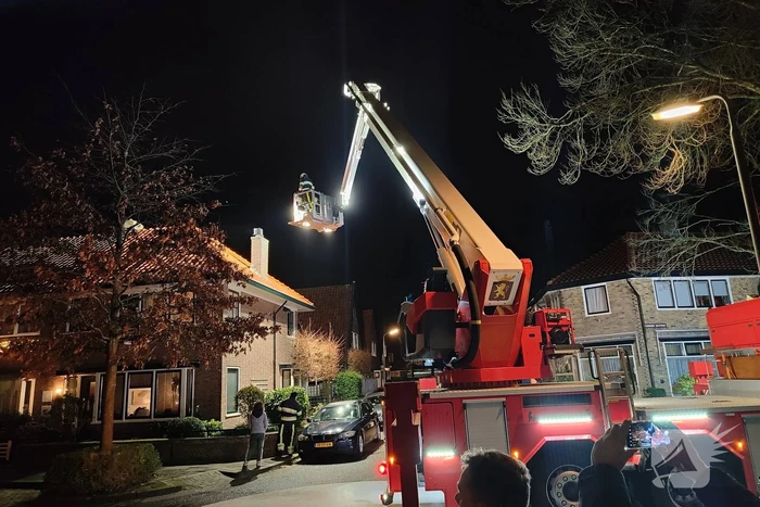 Schoorsteenbrand snel onder controle
