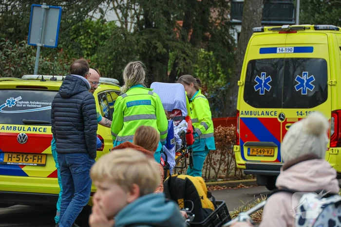 Traumahelikopter landt bij Koningin Emmaschool