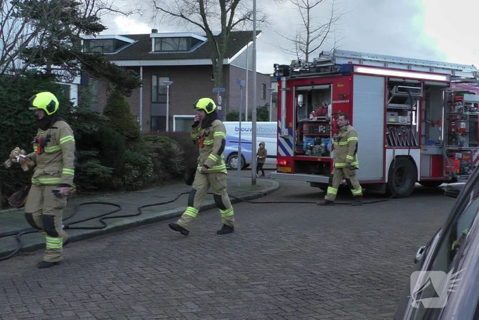 Brandweer ingezet bij brand in schoorsteen