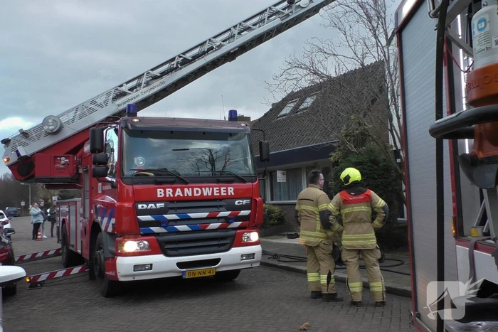 Brandweer ingezet bij brand in schoorsteen