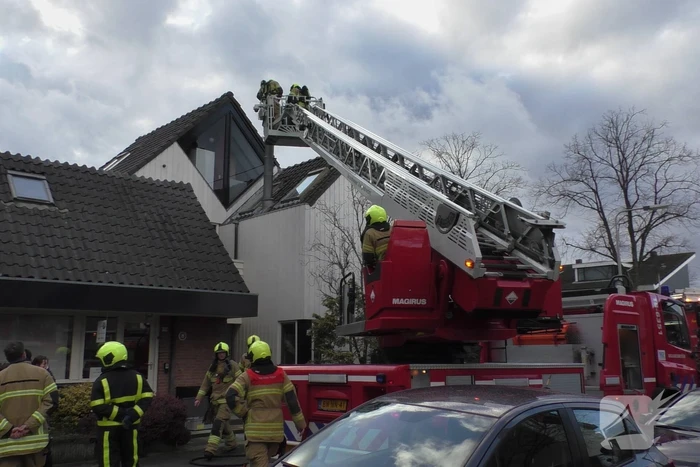 Brandweer ingezet bij brand in schoorsteen