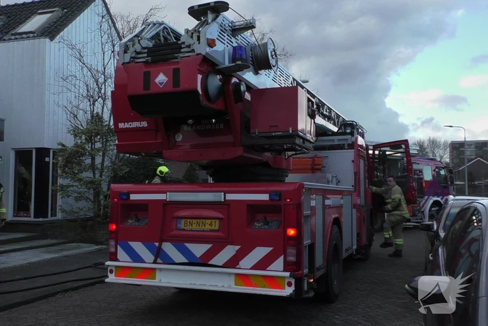 Brandweer ingezet bij brand in schoorsteen