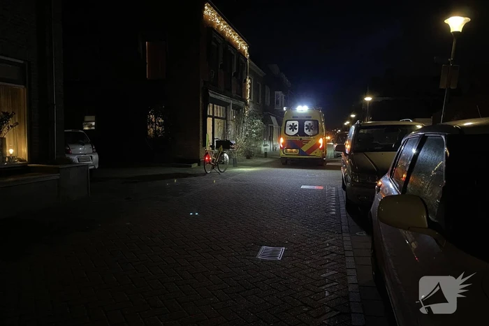 Bezorgfietser en fietsster in botsing