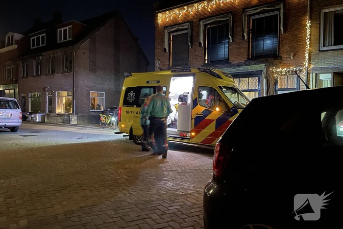 Bezorgfietser en fietsster in botsing