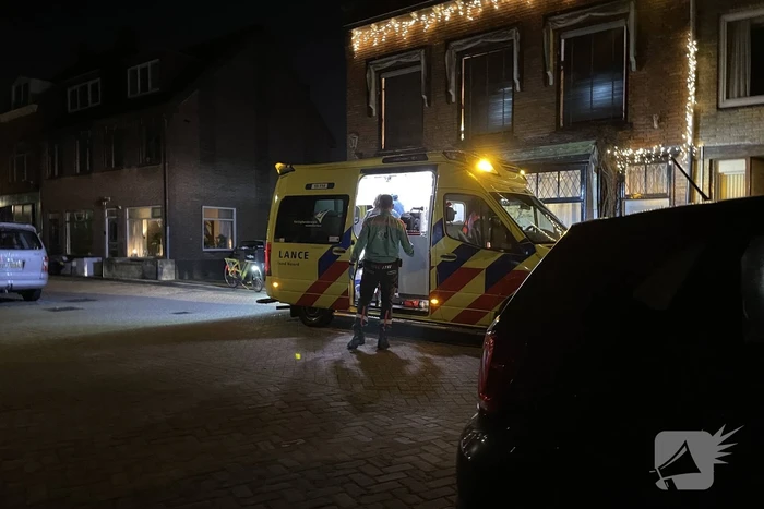 Bezorgfietser en fietsster in botsing