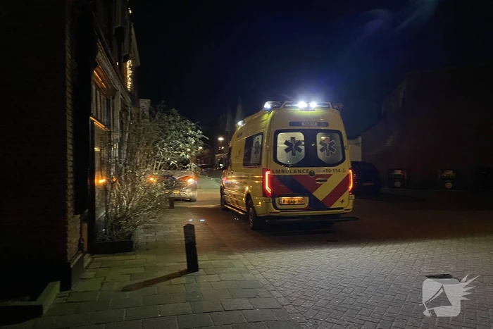 Bezorgfietser en fietsster in botsing