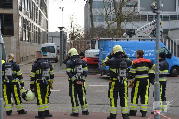 Bedrijfspanden ontruimd vanwege gaslekkage