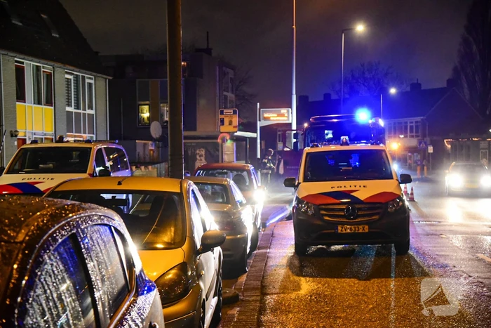 Wasmachine vat vlam in woning