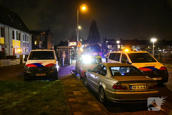 Wasmachine vat vlam in woning