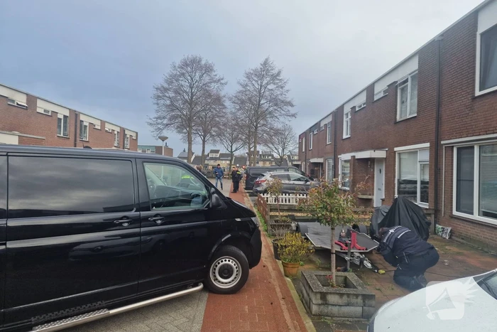 Forensische Opsporing doet onderzoek naar explosie