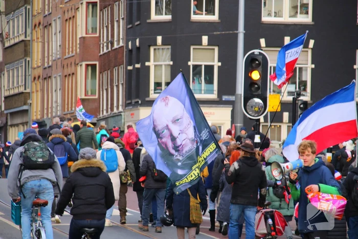Demonstratie Amsterdam tegen beleid overheid