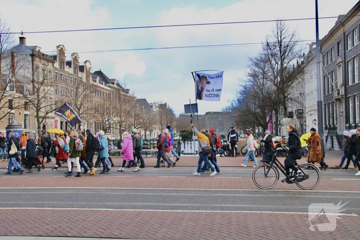 Demonstratie Amsterdam tegen beleid overheid