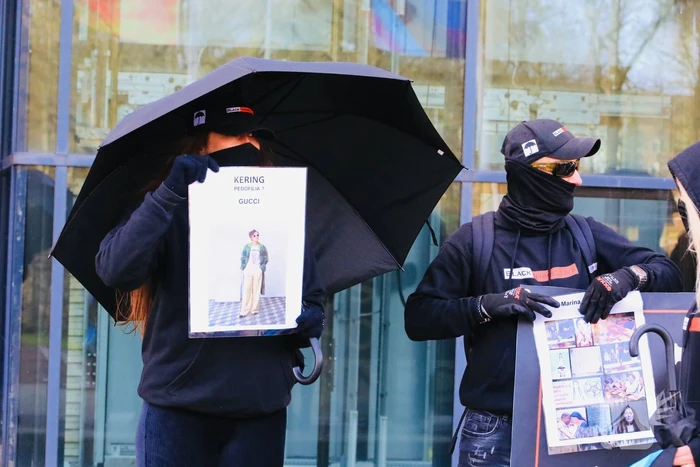Demonstratie bij Mediapark in Hilversum