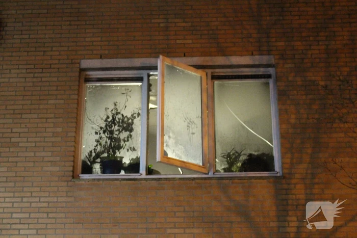 Brand in drielaags appartementencomplex