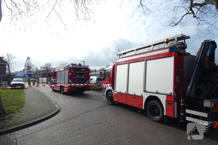 Straat afgesloten vanwege gaslekkage