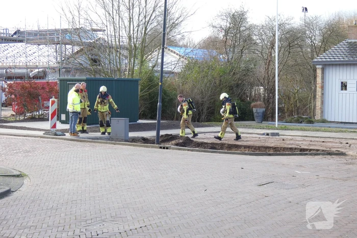 Straat afgesloten vanwege gaslekkage