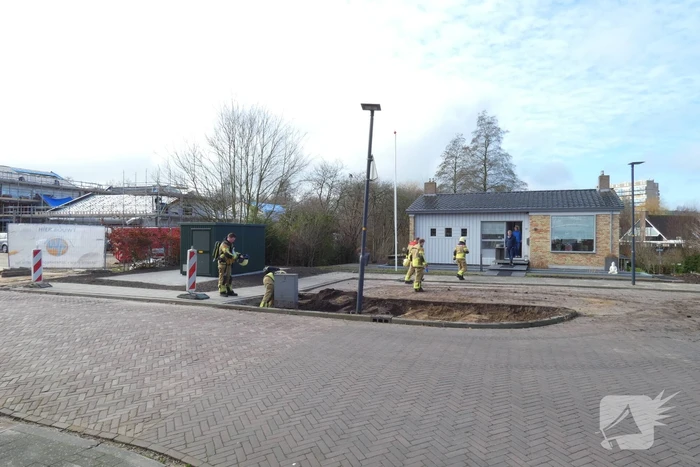Straat afgesloten vanwege gaslekkage