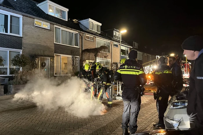 Schoorsteenbrand zorgt voor flinke rookontwikkeling