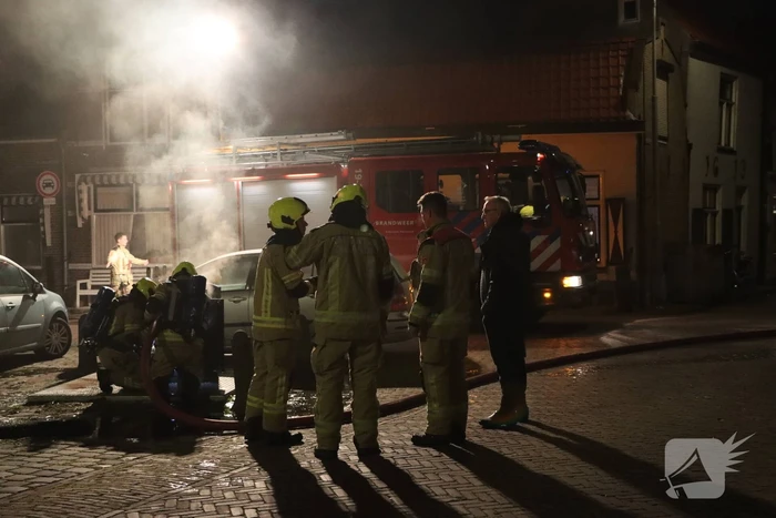 Brand in ondergrondse container