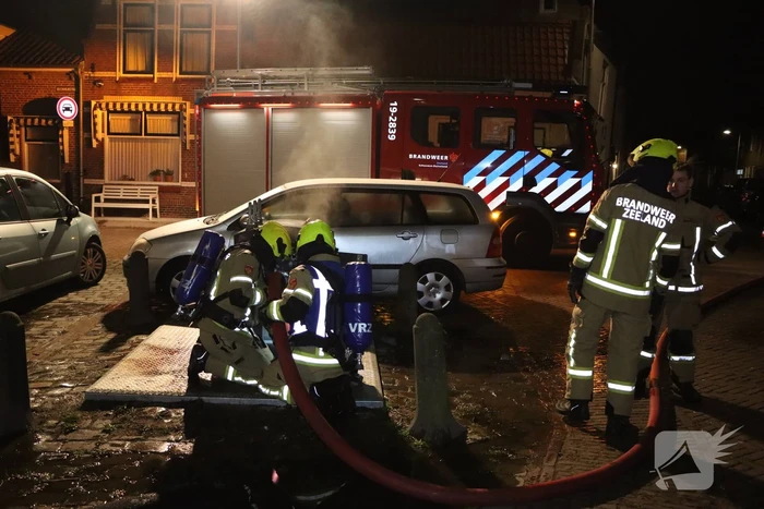 Brand in ondergrondse container