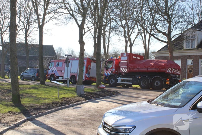 Gezonken boot lekt brandstof