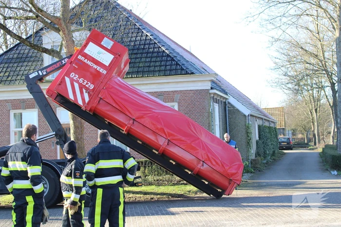 Gezonken boot lekt brandstof