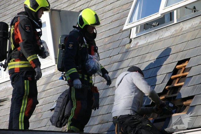 Dakbrand in de kiem gesmoord