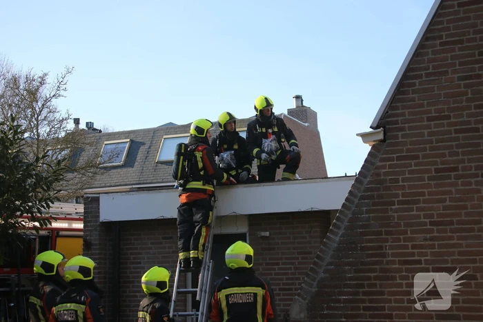 Dakbrand in de kiem gesmoord