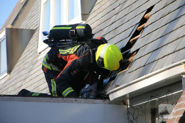 Dakbrand in de kiem gesmoord