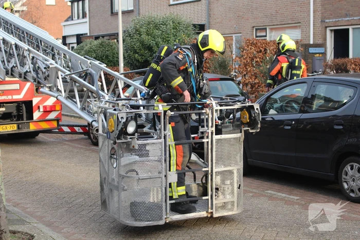 Schoorsteenbrand snel gedoofd