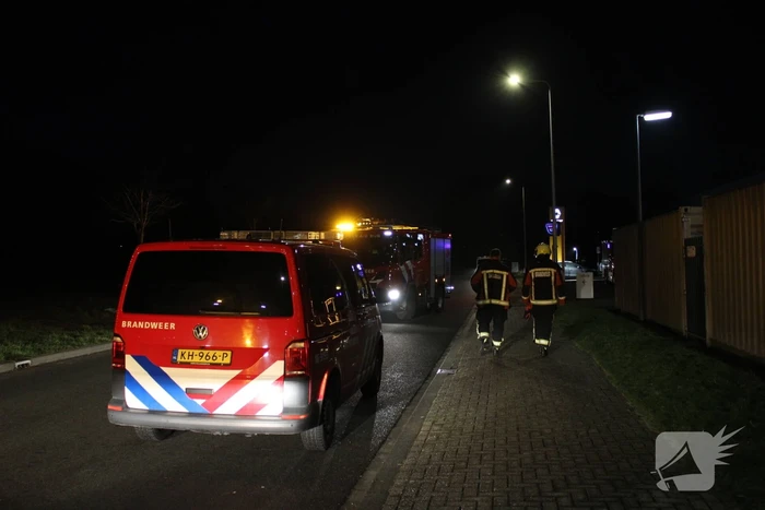 Brandweer groots ingezet voor mogelijke winkelbrand