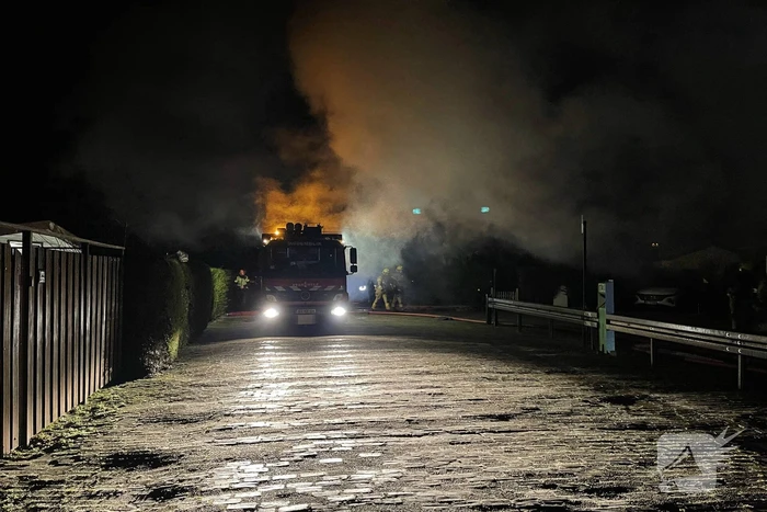 Uitslaande brand in bungalow op bungalowpark
