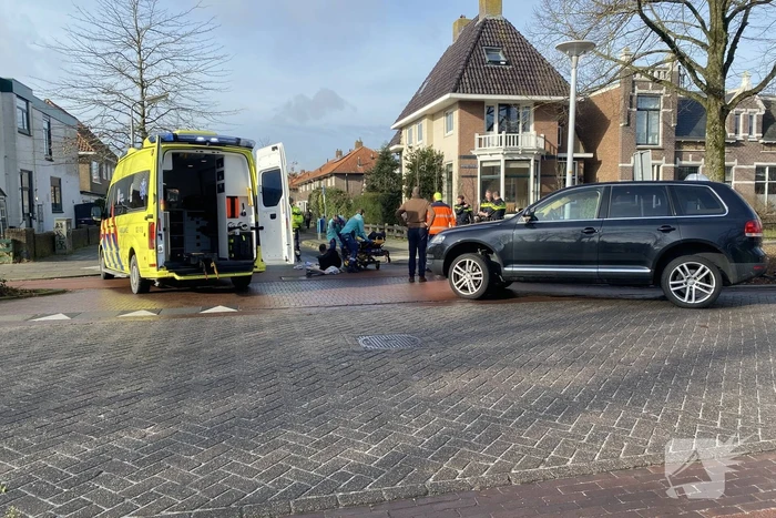 Scooterrijder gewond bij aanrijding