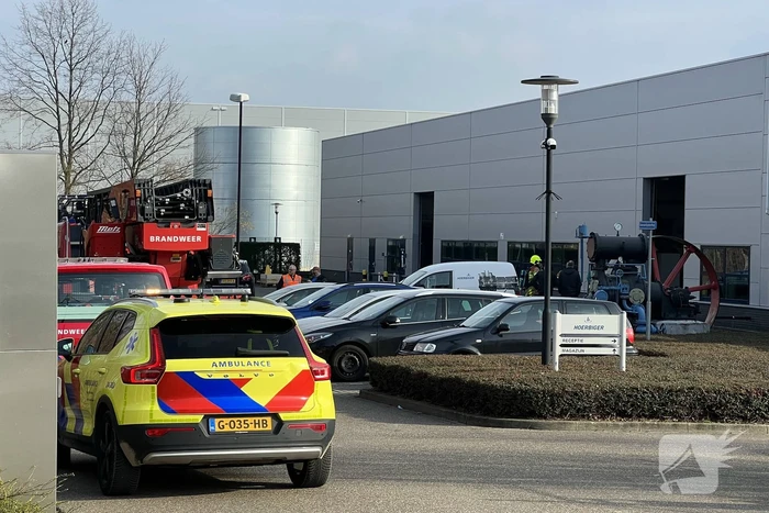 Bedrijf ontruimd na incident met gevaarlijke stof