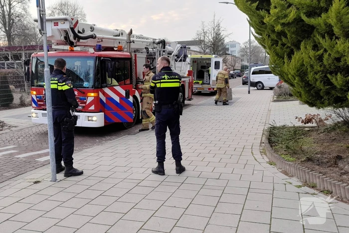 Traumateam assisteert bij incident in woning