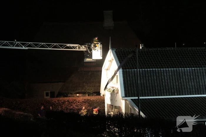 Brandweer ingezet voor schoorsteenbrand