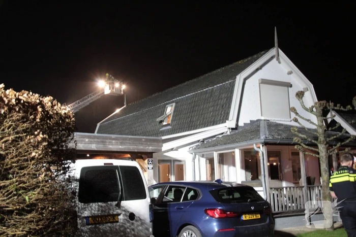 Brandweer ingezet voor schoorsteenbrand