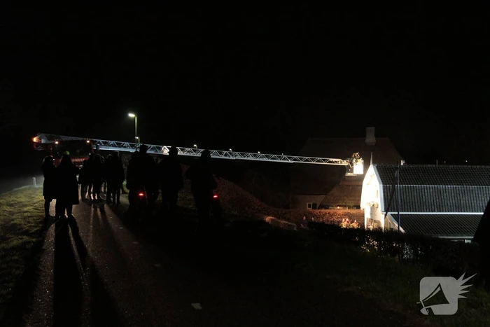 Brandweer ingezet voor schoorsteenbrand