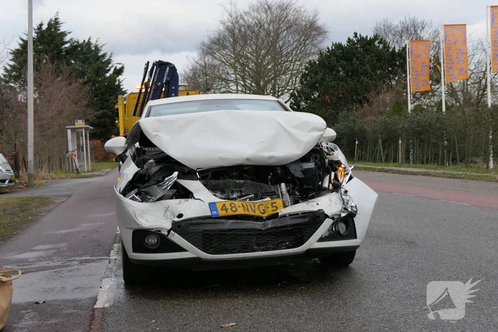 Afslaande automobilist te laat opgemerkt