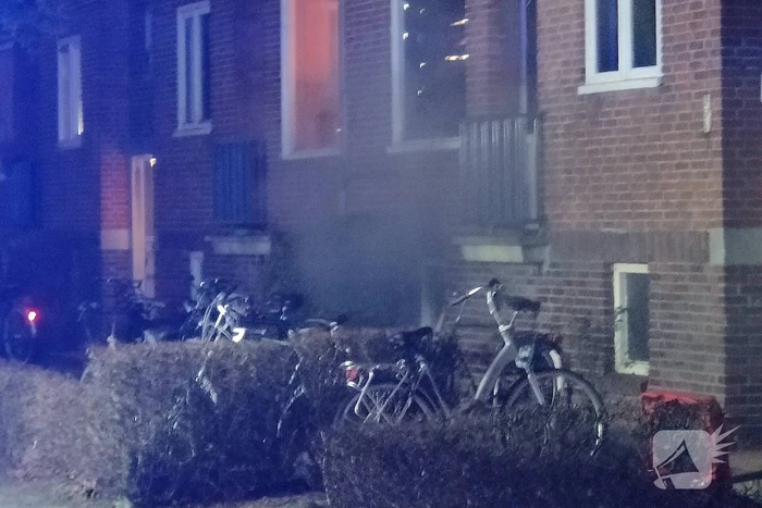 Veel rookontwikkeling bij brand in kelder