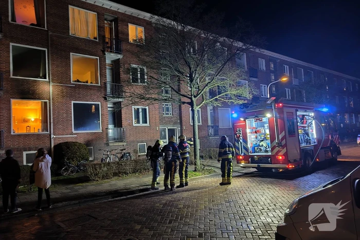 Veel rookontwikkeling bij brand in kelder