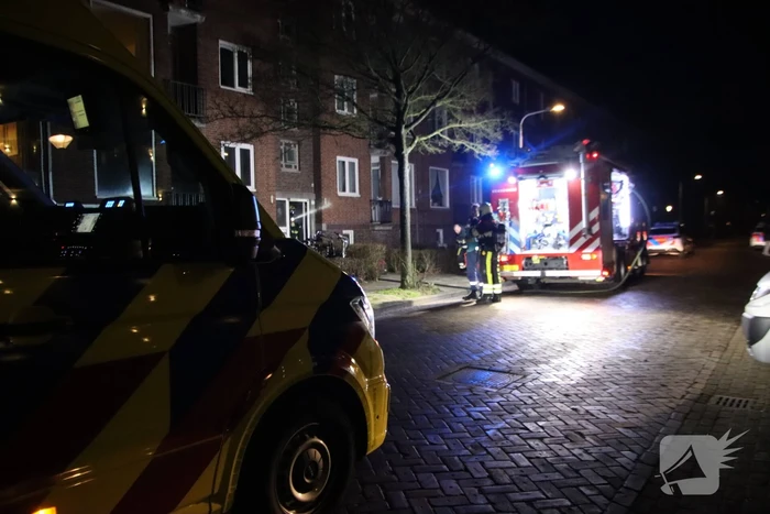Veel rookontwikkeling bij brand in kelder