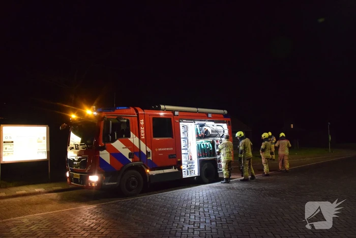 Brandweer ingezet voor brandstichting