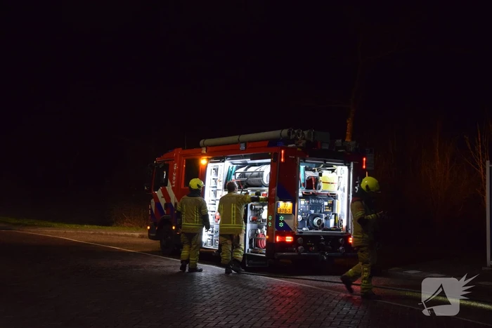 Brandweer ingezet voor brandstichting