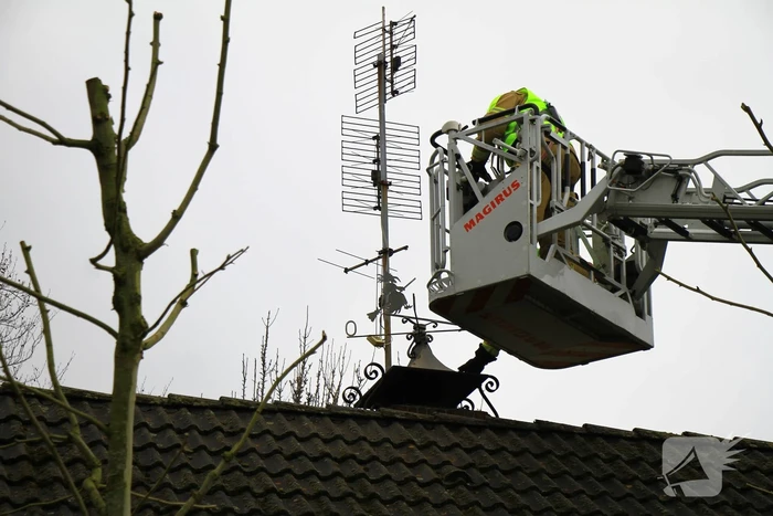 brand de achterste singel weert