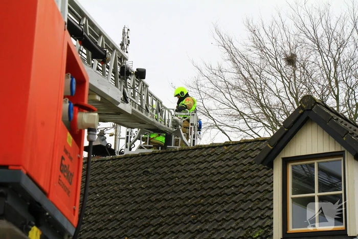 Schoorsteenbrand snel onder controle