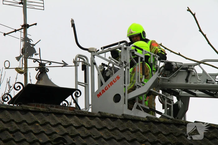Schoorsteenbrand snel onder controle