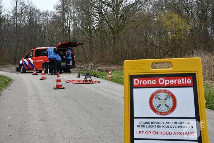 Helikopter en drone ingezet bij zoekactie naar vermiste 19-jarige jongen