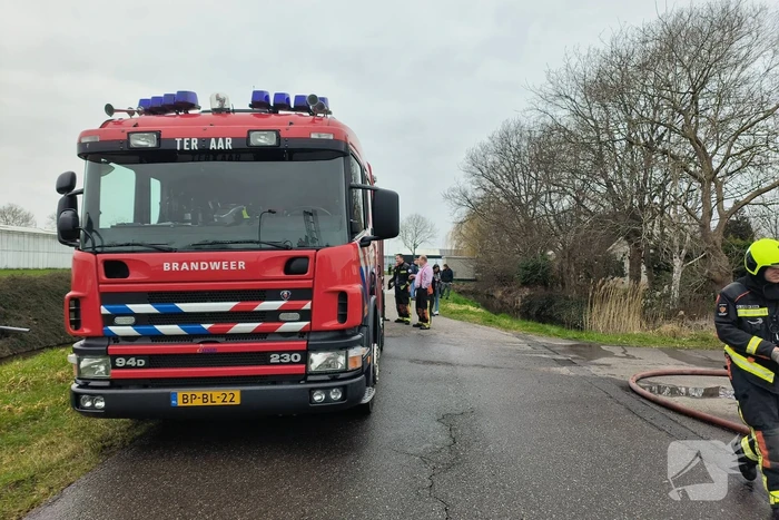 Brandweer voorkomt grote brand in kas